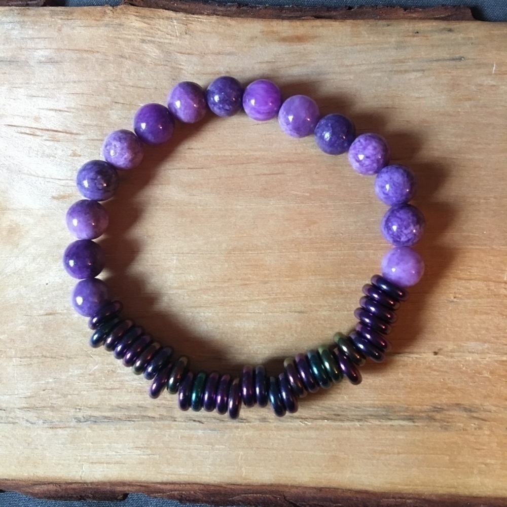 Purple Quartz bracelet